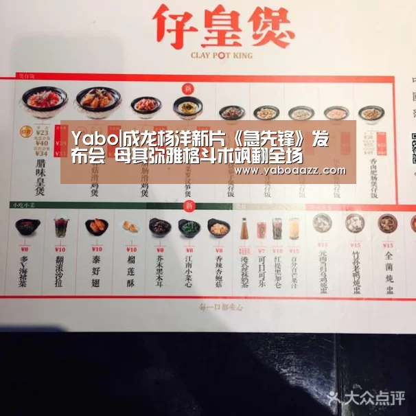 Yabo|成龙杨洋新片《急先锋》发布会 母其弥雅格斗术飒翻全场(图1) 亚博